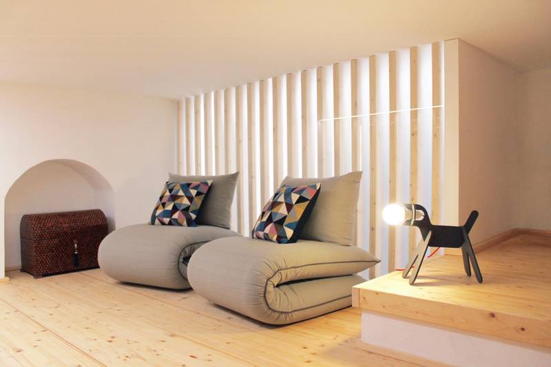 Fabric armchair bed | Chama armchair | LAGO