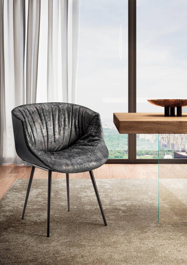 silla tapizada de diseño | Silla Nacho | LAGO