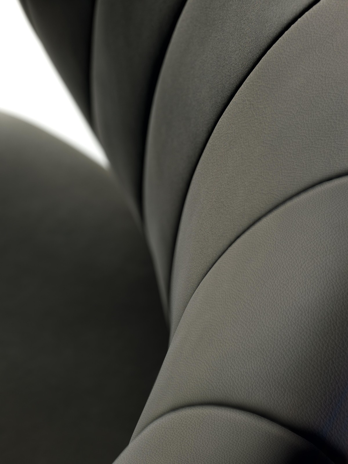 designer leather chair | Ruffle Chair | LAGO