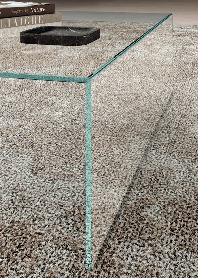detalle del perfil de la mesa de centro | Mesita UpGlass | LAGO detalle del perfil de la mesa de centro | Mesita UpGlass | LAGO