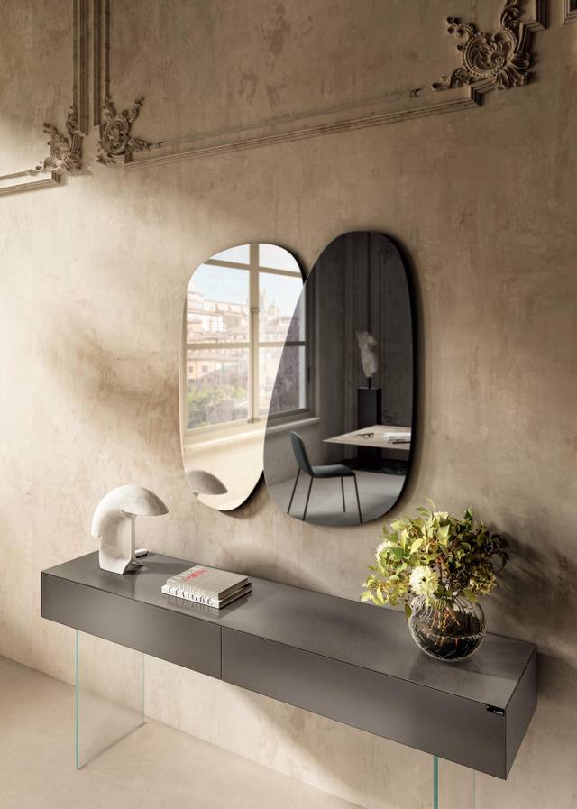 miroir décoratif avec console | Miroir Melty | LAGO
