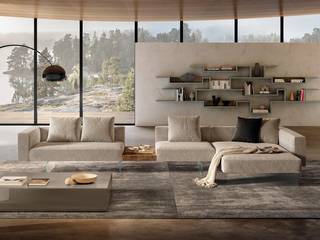 divano beige per soggiorno moderno | Divano Air | LAGO