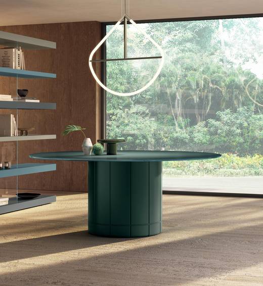 green table for living area | Alberoni Table | LAGO green table for living area | Alberoni Table | LAGO