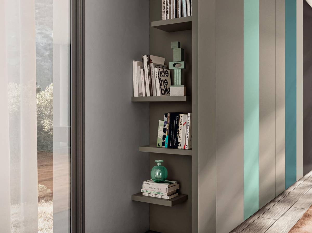 wardrobe with bookcase | Smart Wardrobe | LAGO