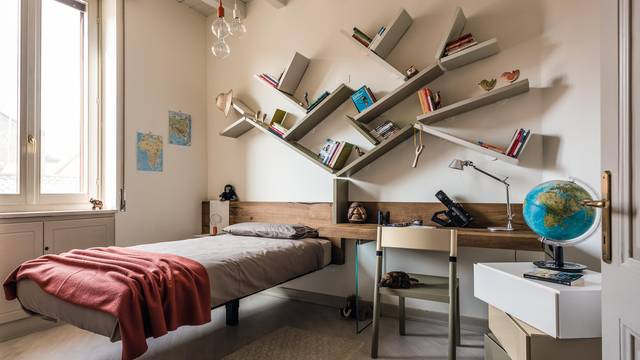 children’s bedroom with tree bookcase | Kids&Youg | LAGO