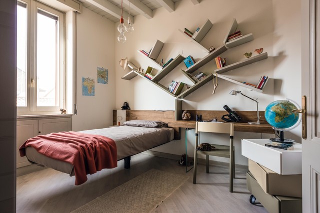 chambre d’enfant avec bibliothèque en forme d’arbre | Kids&Young |LAGO
