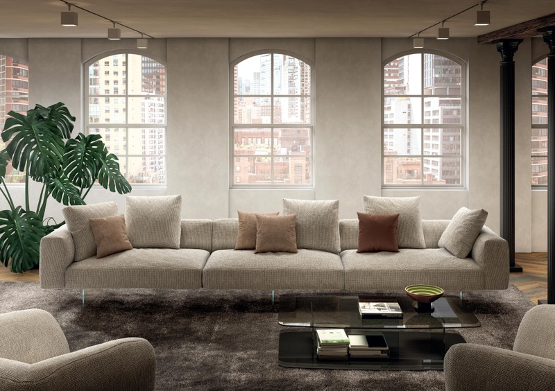 suspended sofa for modern living room | Air Soft Sofa | LAGO