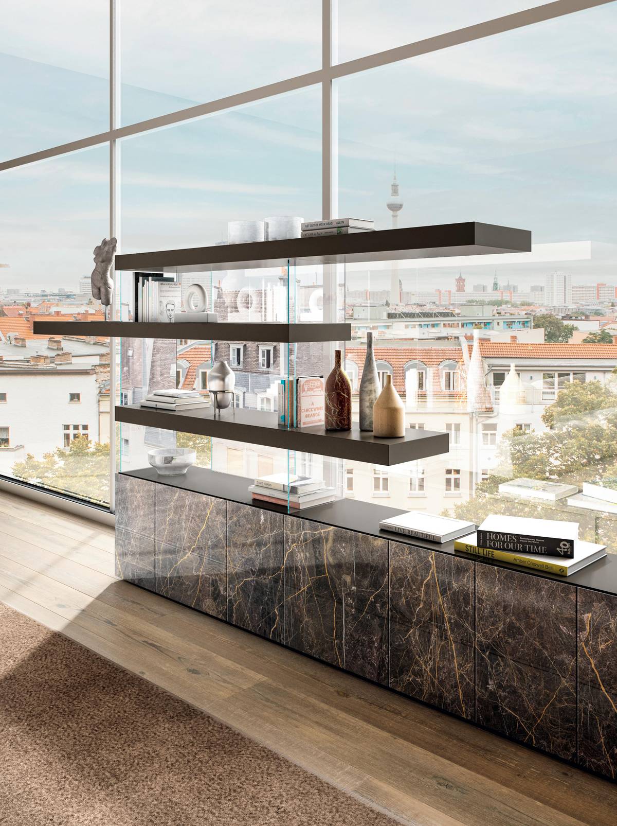 dark marble wall unit | Air Wall Unit | LAGO dark marble wall unit | Air Wall Unit | LAGO