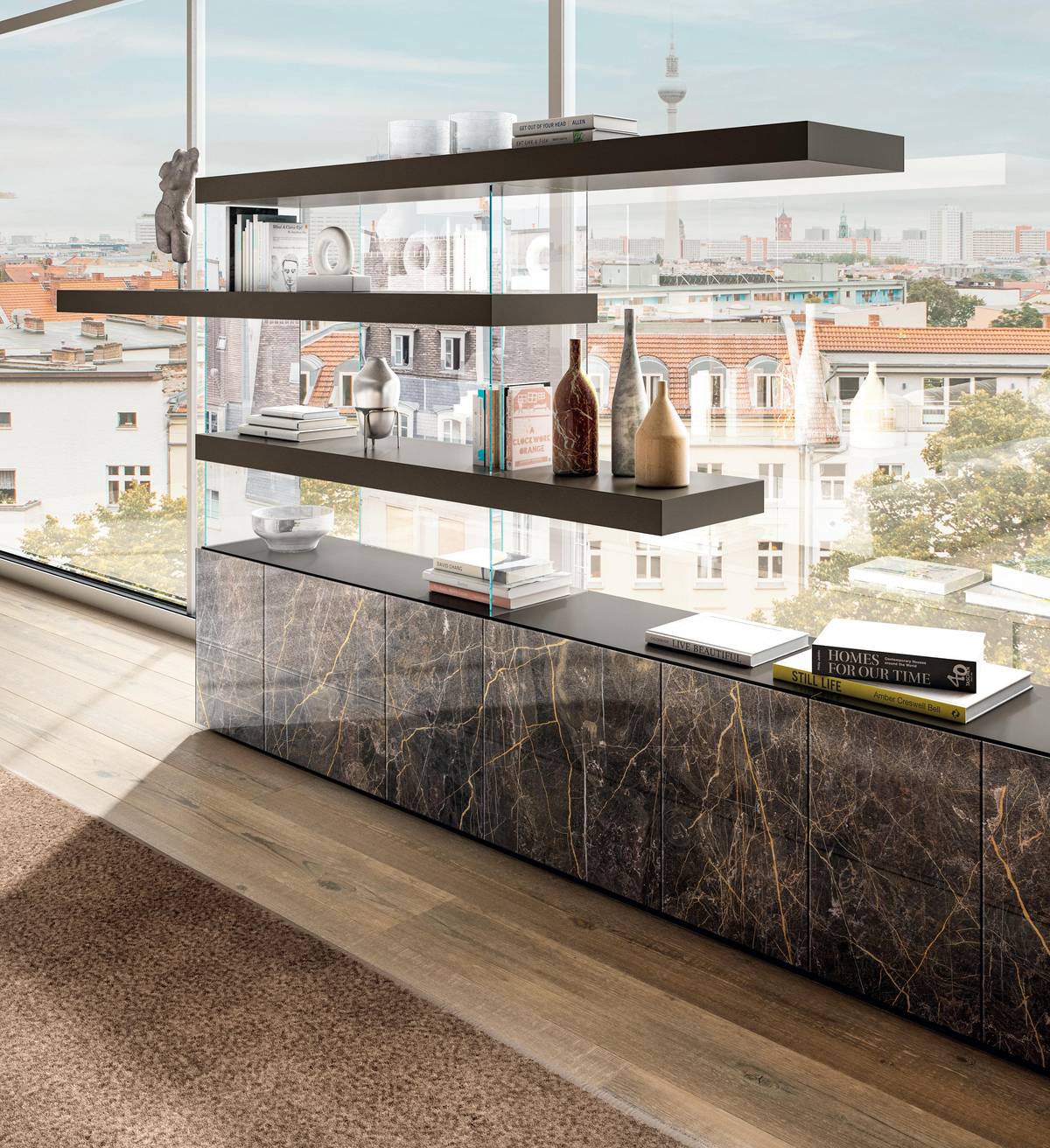 dark marble wall unit | Air Wall Unit | LAGO dark marble wall unit | Air Wall Unit | LAGO