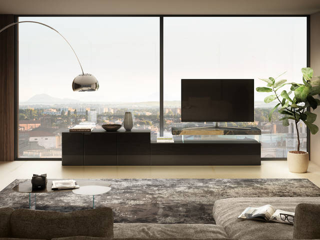 mobile tv di design nero | Mobile Tv Air | LAGO mobile tv di design nero | Mobile Tv Air | LAGO