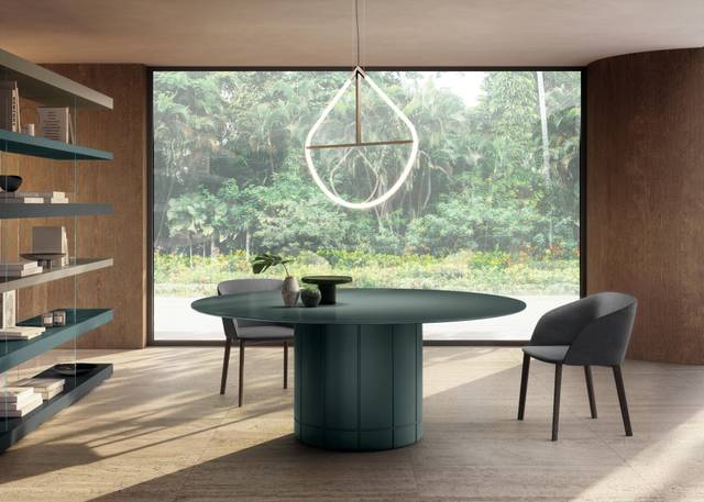 round table for living areas | Alberoni Table | LAGO