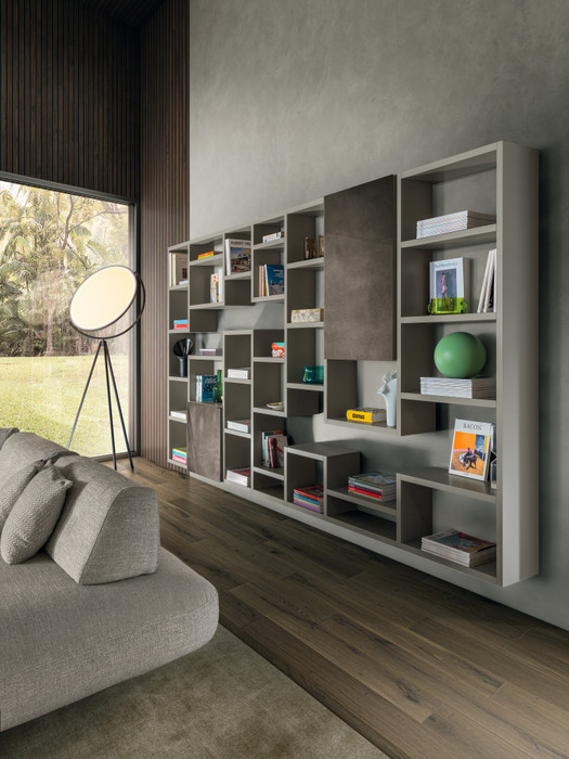 libreria su misura per soggiorno | Libreria 30mm | LAGO