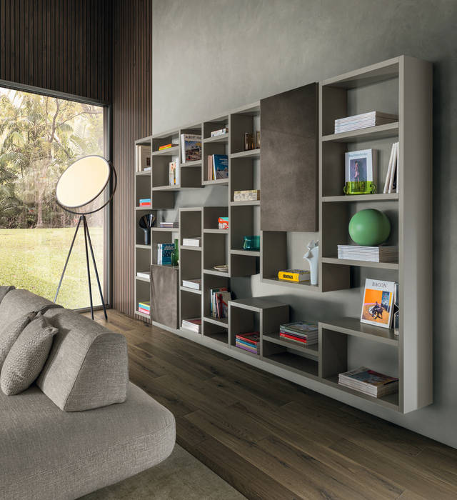 libreria su misura per soggiorno | Libreria 30mm | LAGO libreria su misura per soggiorno | Libreria 30mm | LAGO