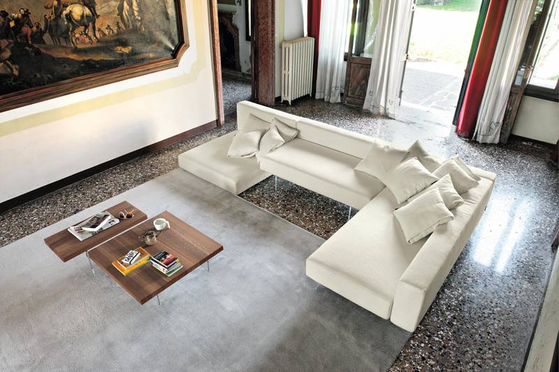 elegante divano bianco modulare |Divano Air | LAGO