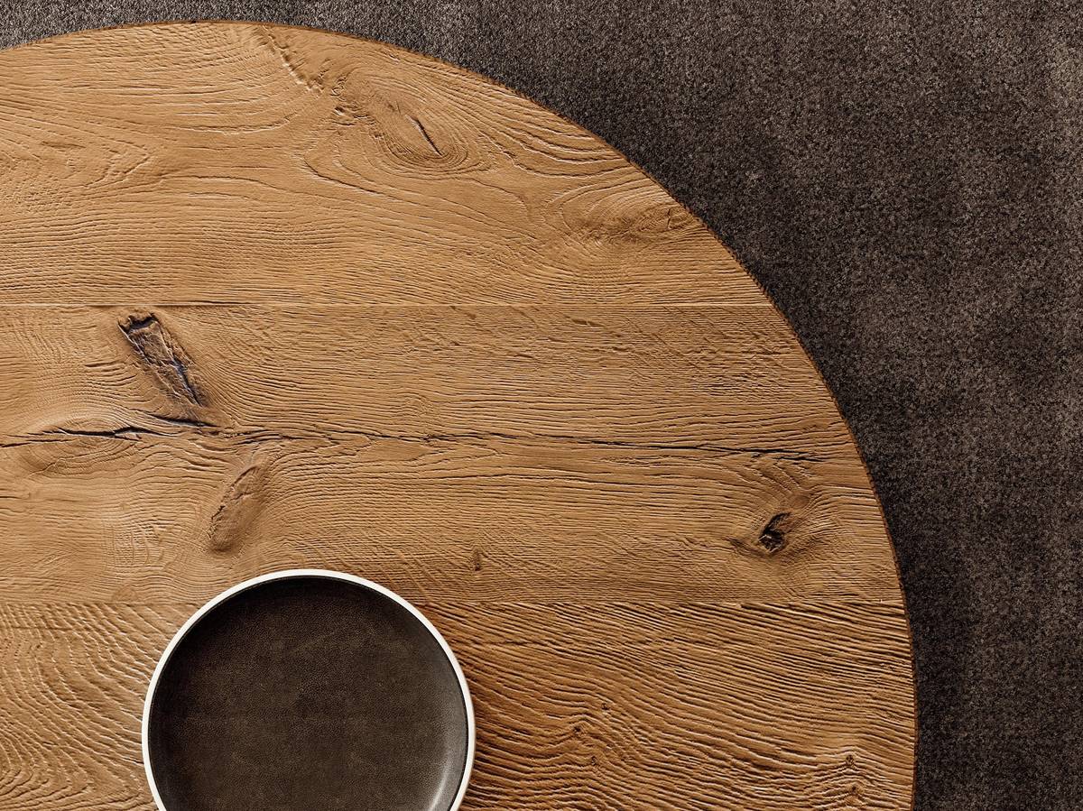 tavolino rotondo in legno chiaro | Tavolino Air Rotondo |LAGO