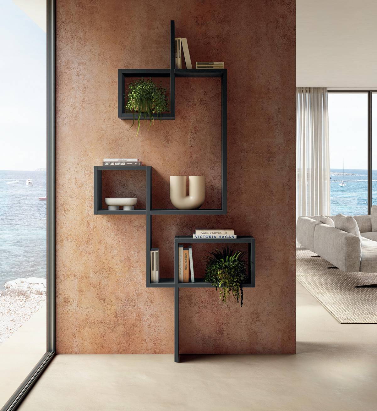 libreria di design a parete | Libreria LagoLinea | LAGO libreria di design a parete | Libreria LagoLinea | LAGO
