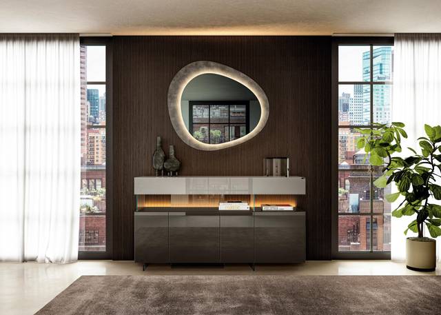 buffet suspendu marron | Buffet Air | LAGO