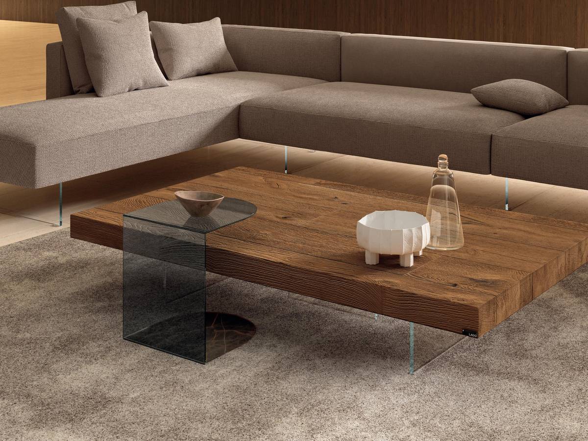 table basse pour canapé en verre | Table basse Tell | LAGO table basse pour canapé en verre | Table basse Tell | LAGO