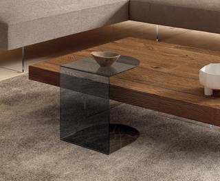 glass sofa table | Tell Coffee Table | LAGO