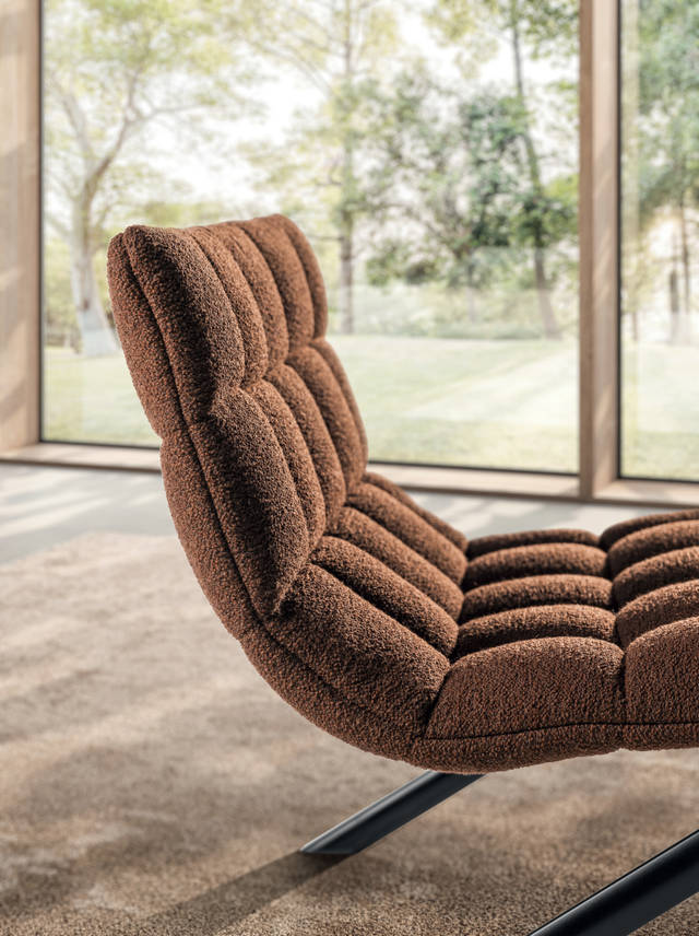 détail du rembourrage du fauteuil | Fauteuil Mezz'aria | LAGO