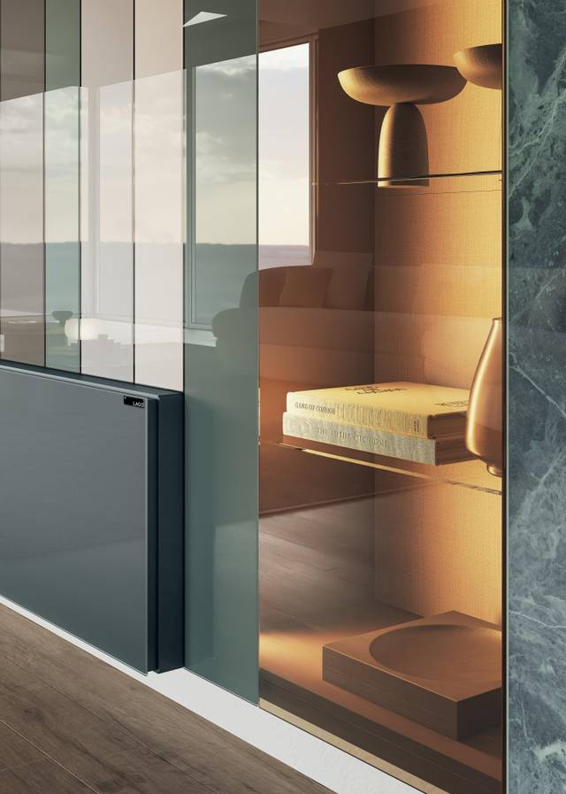 smoked glass display cabinet | N.O.W. Wall Unit | LAGO