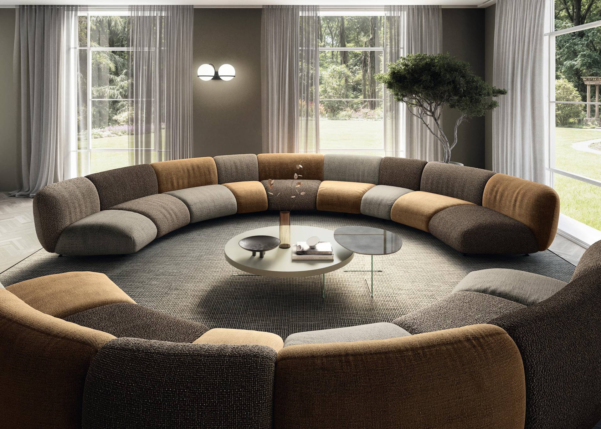 brown striped sofa | Not Only White Sofa | LAGO brown striped sofa | Not Only White Sofa | LAGO