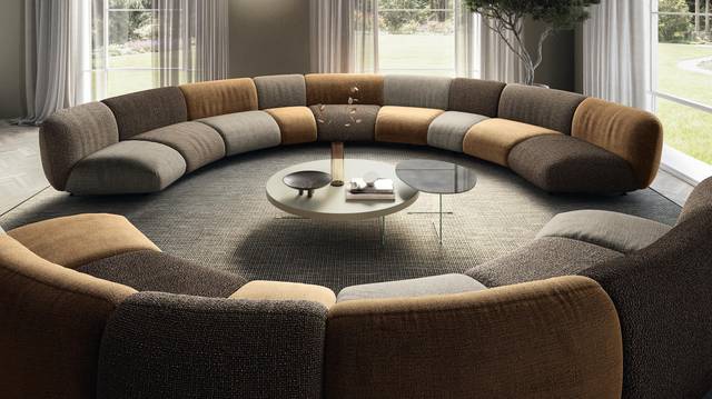 brown striped sofa | Not Only White Sofa | LAGO brown striped sofa | Not Only White Sofa | LAGO