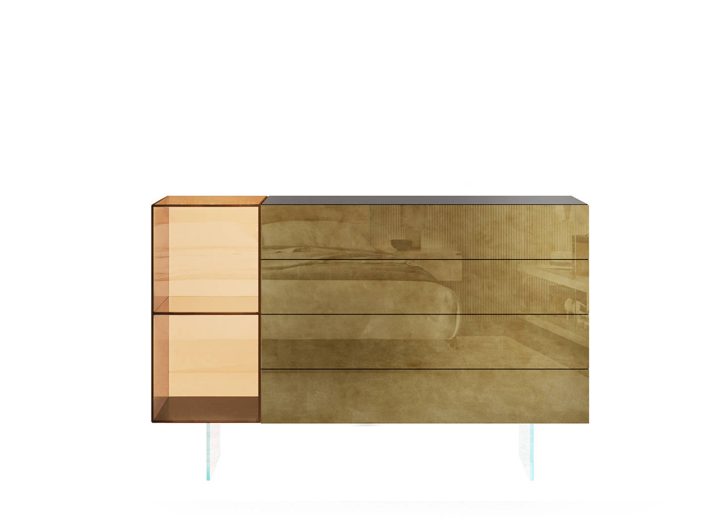 Comò 36e8 Glass 2625 | LAGO