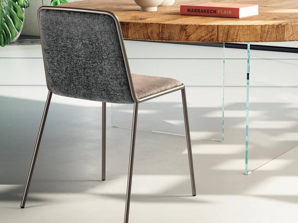 sedia moderna in tessuto grigio | Sedia Pletra | LAGO sedia moderna in tessuto grigio | Sedia Pletra | LAGO