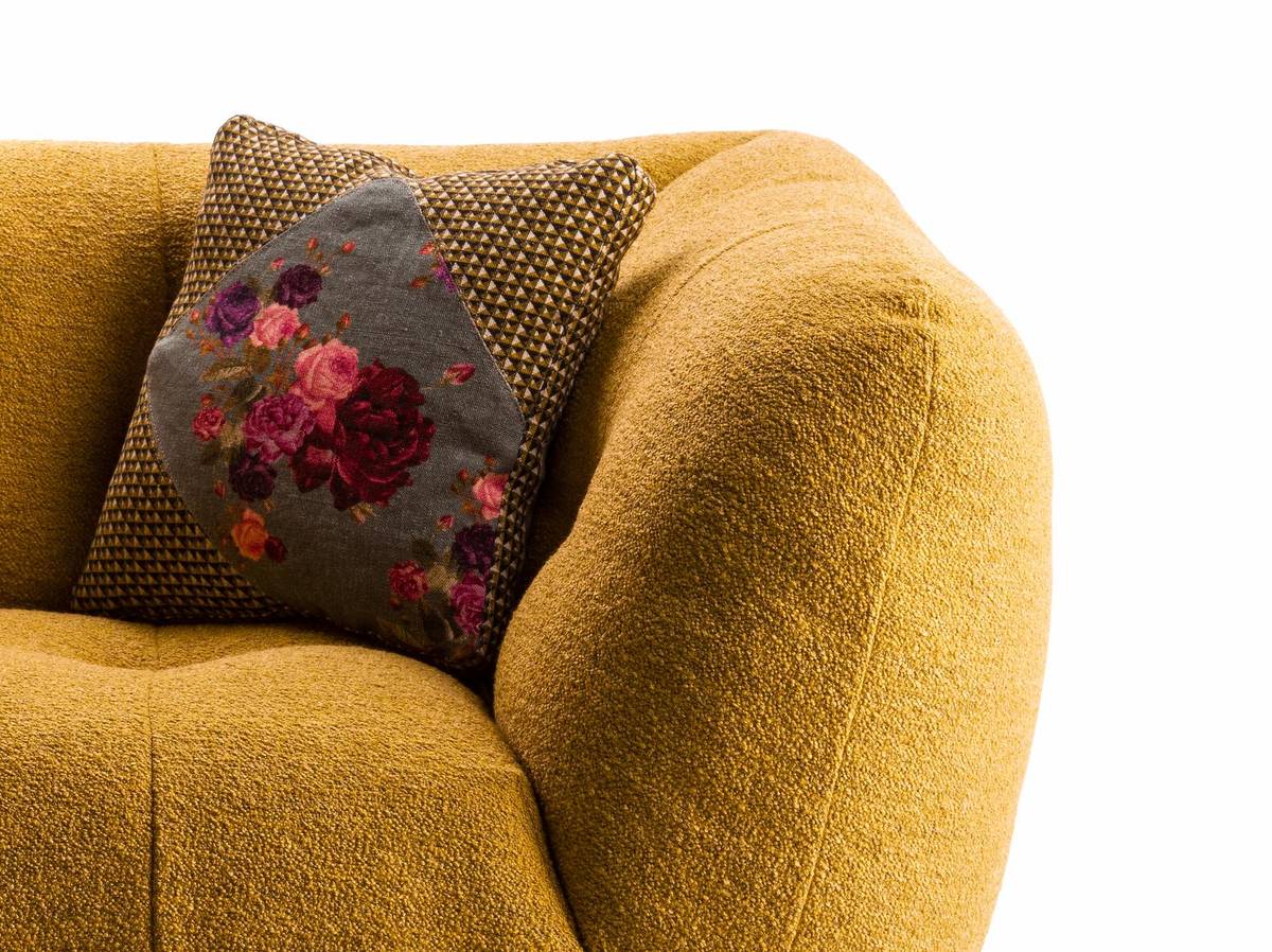 sillón cómodo con reposabrazos amarillo | Sillon Happening | LAGO