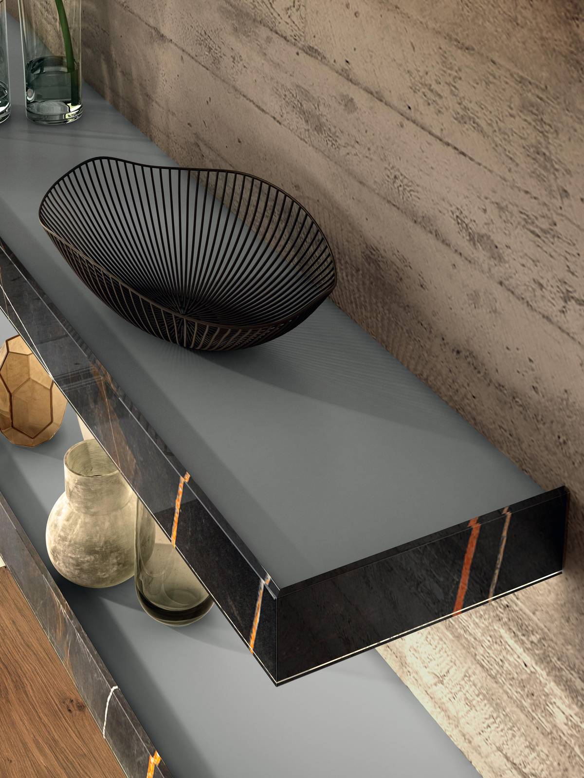 working detail of living room wall shelves | Dub Wall Unit | LAGO working detail of living room wall shelves | Dub Wall Unit | LAGO