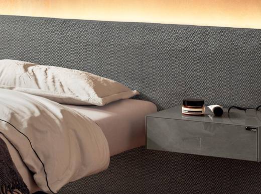 cama moderna con soportes en cristal | Cama Air | LAGO cama moderna con soportes en cristal | Cama Air | LAGO