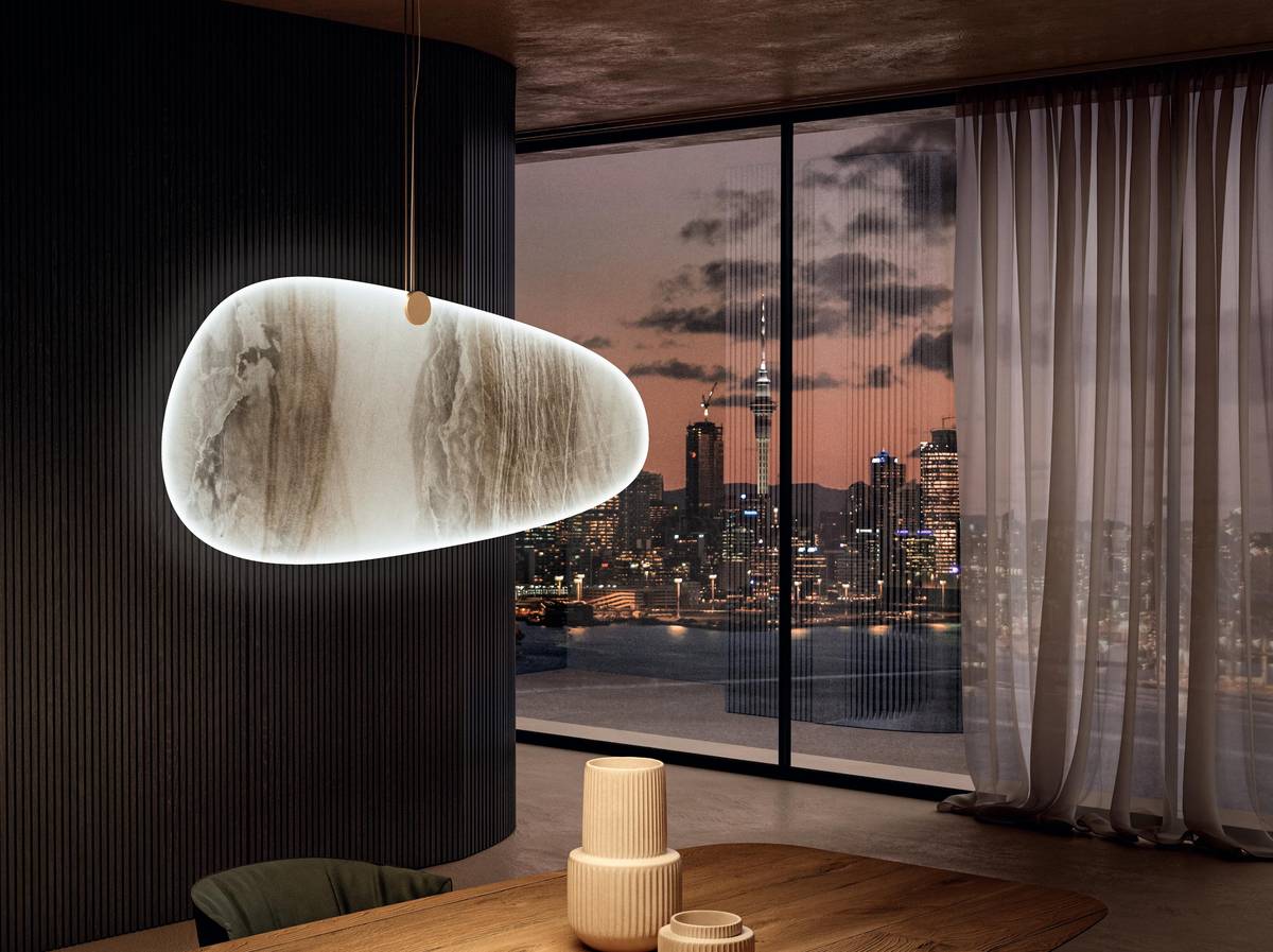 lampada design in marmo xglass | Lampada Glee | LAGO