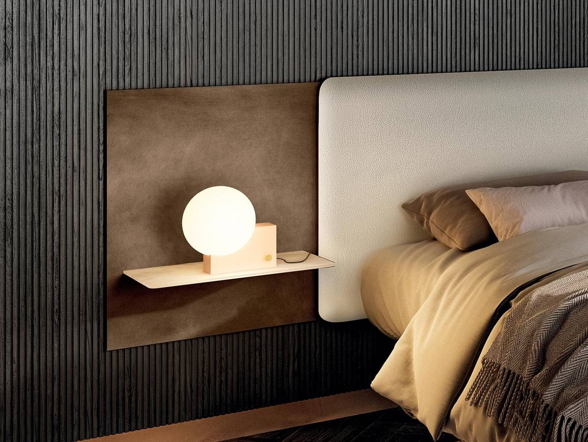 letto elegante con sostegni in acciaio | Letto Steel Free | LAGO letto elegante con sostegni in acciaio | Letto Steel Free | LAGO