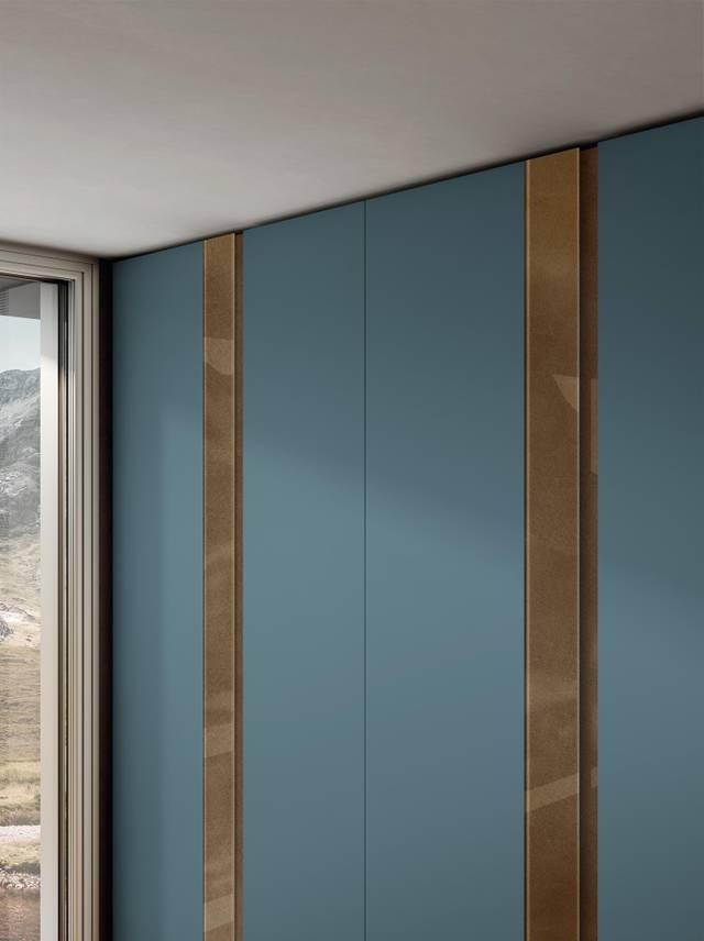armoire avec différentes finitions | Armoire Groove | LAGO