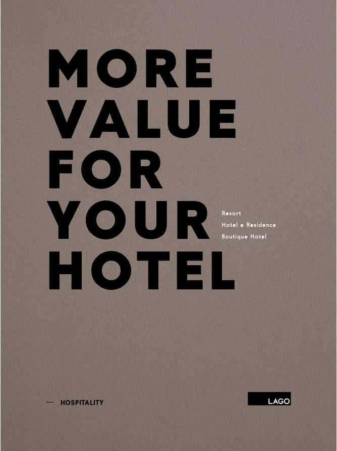  catalogue d'ameublement pour hôtels | LAGO Design