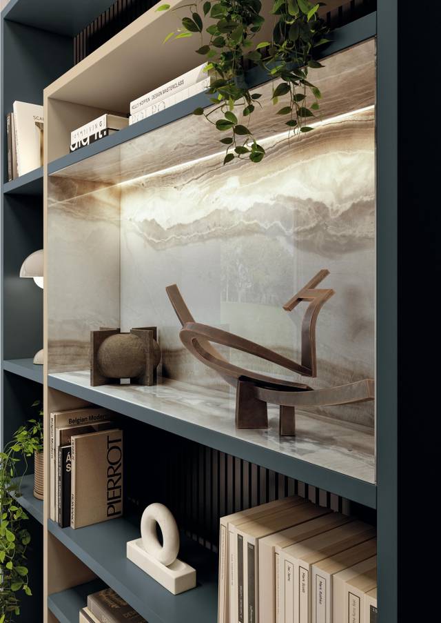detalle de estantería | Librería 30mm | LAGO