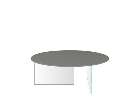 Air Glass round coffee table 1040 | LAGO