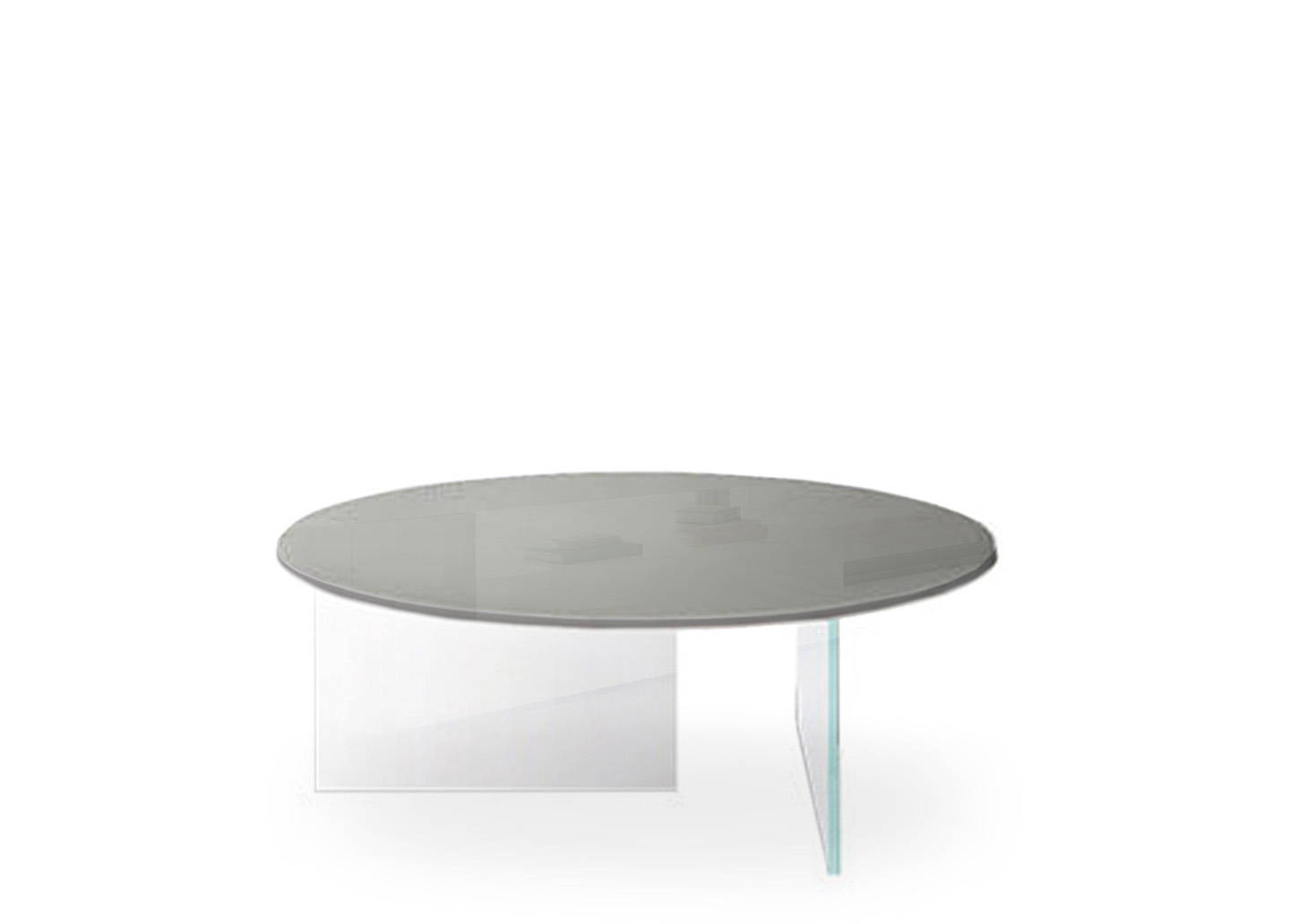 Air Glass round coffee table 1040 | LAGO