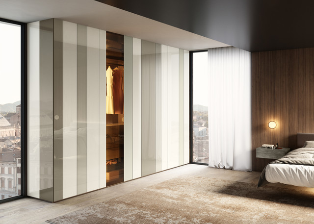 camera da letto  matrimoniale con armadio | Armadio N.O.W. | LAGO