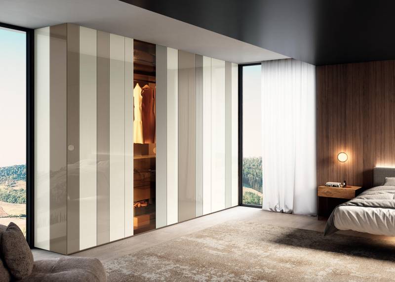 N.O.W. wardrobe with glass doors | LAGO Design