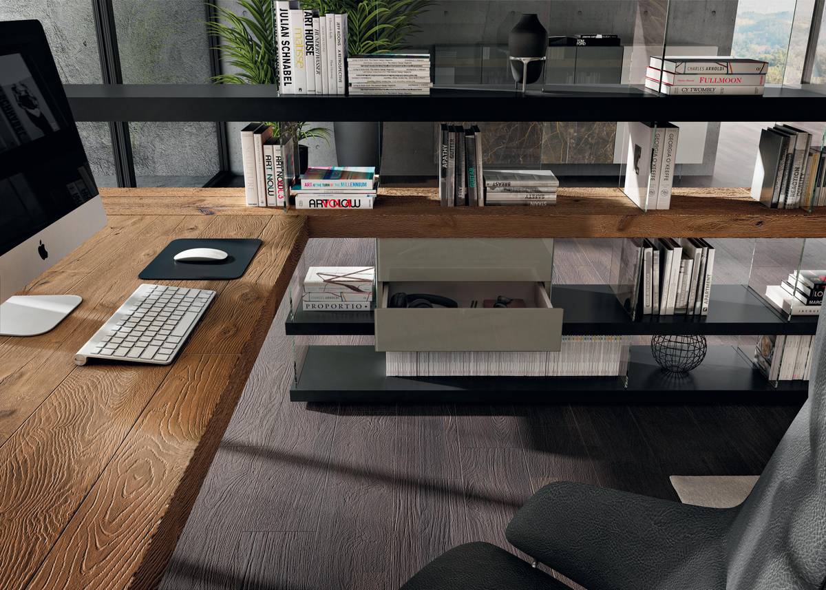 Libreria con cassetti | Home Office | LAGO