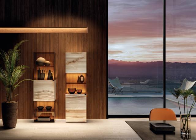 vertical smoked bronze glass sideboard | 36e8 Glass Sideboard | LAGO vertical smoked bronze glass sideboard | 36e8 Glass Sideboard | LAGO