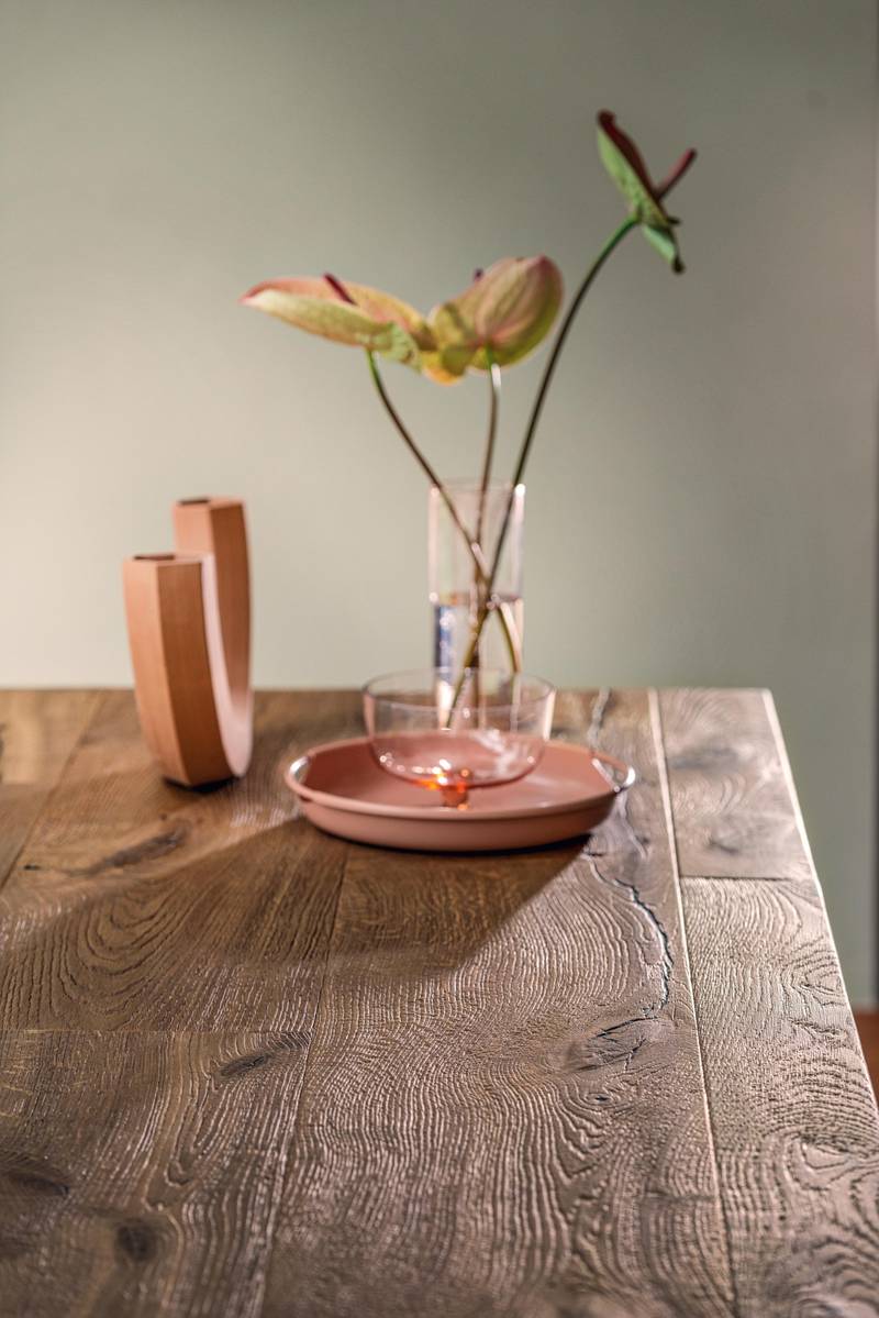 floating table wooden top detail | Air Table | LAGO