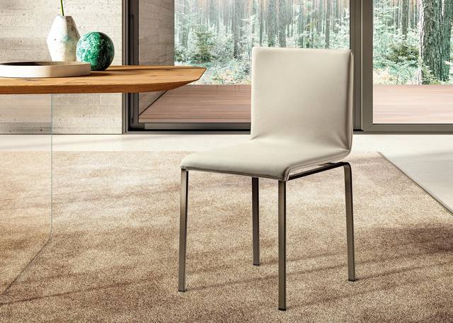 sedia rivestibile di pelle | Sedia Dangla | LAGO sedia rivestibile di pelle | Sedia Dangla | LAGO