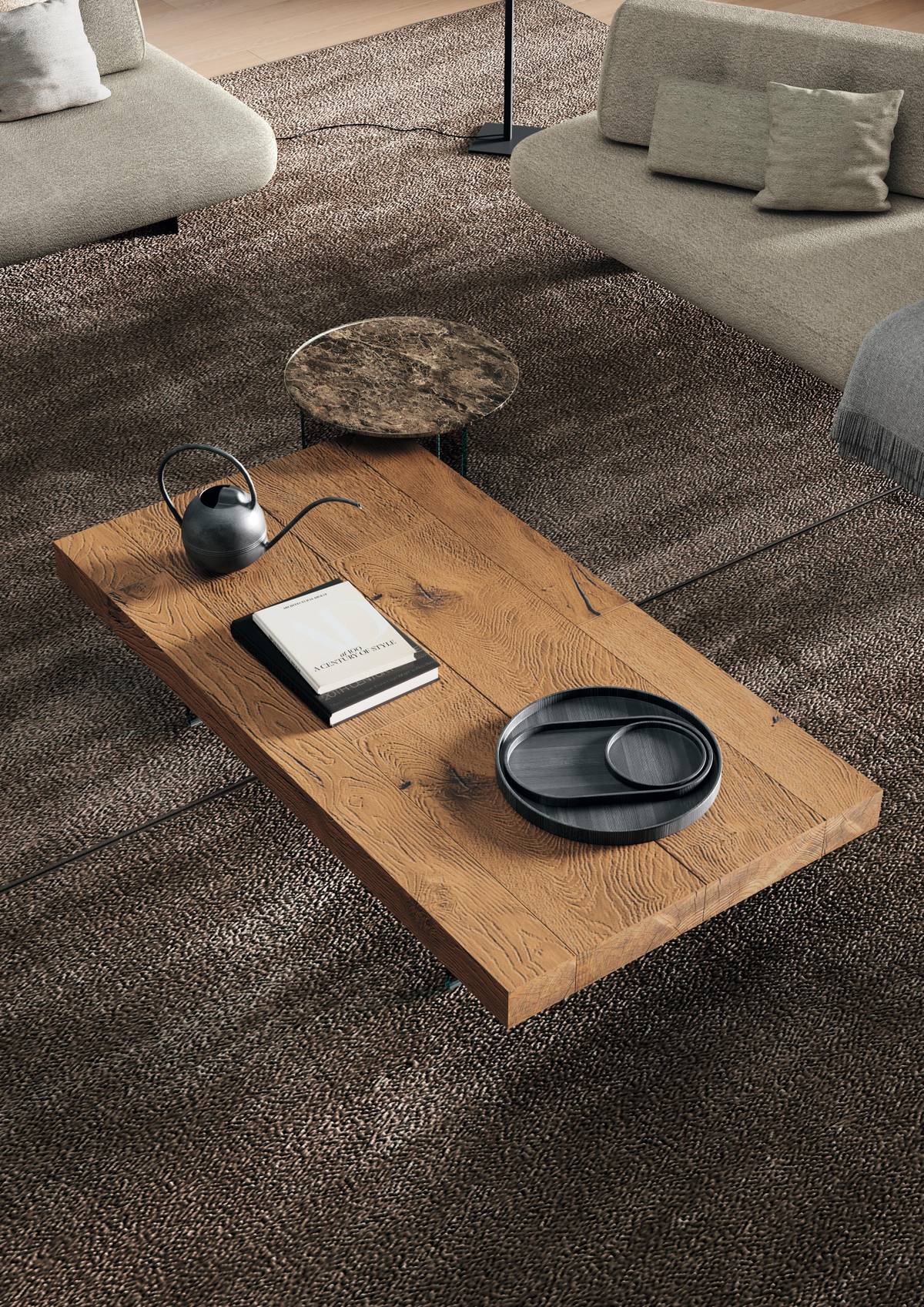 Mesa de centro de madera clara para salón | Mesita Air | LAGO Mesa de centro de madera clara para salón | Mesita Air | LAGO