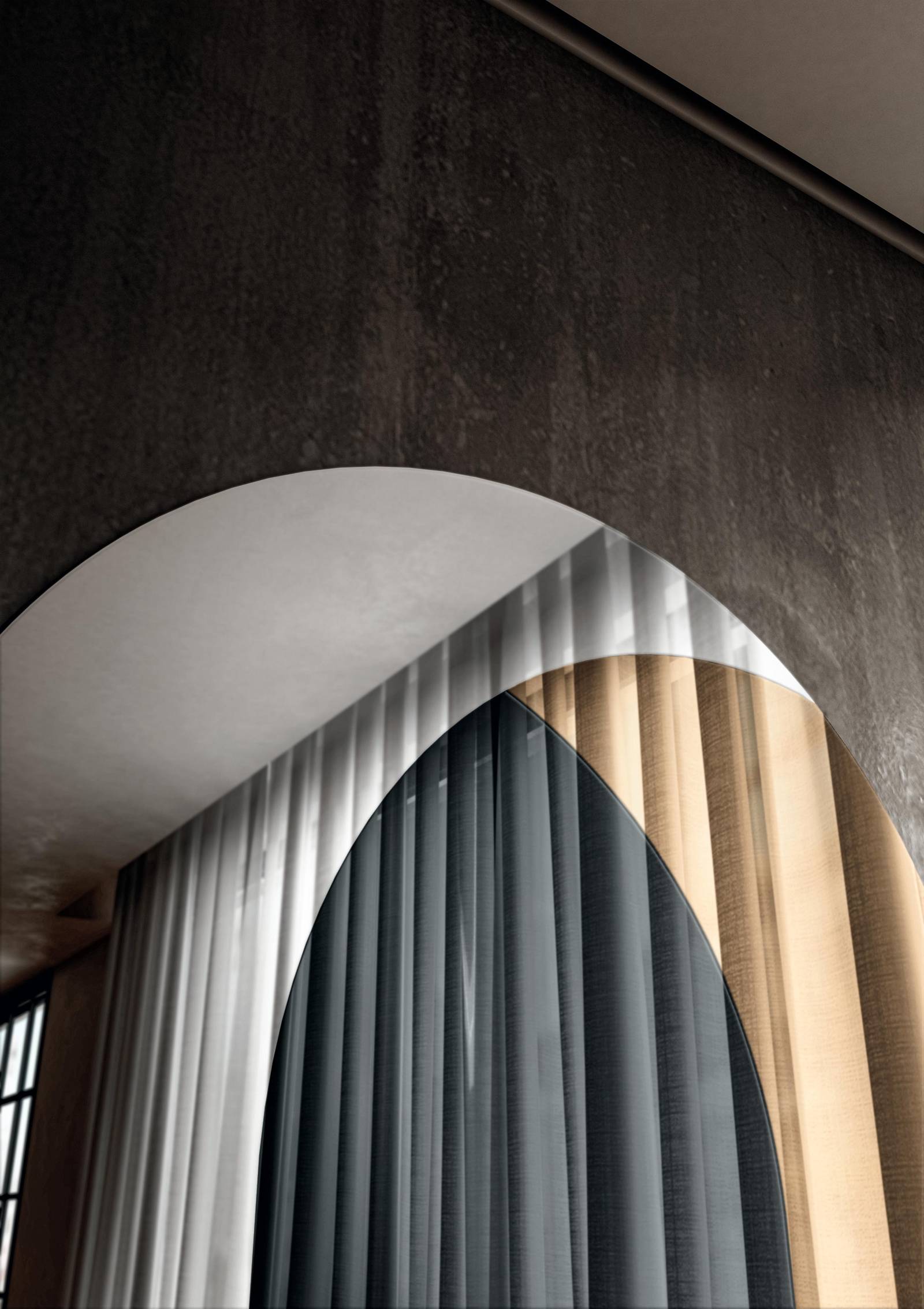 design mirror with three finishes | Fuze Mirror | LAGO