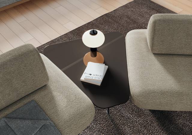 tavolino ad angolo per divani | Divano Sand | LAGO