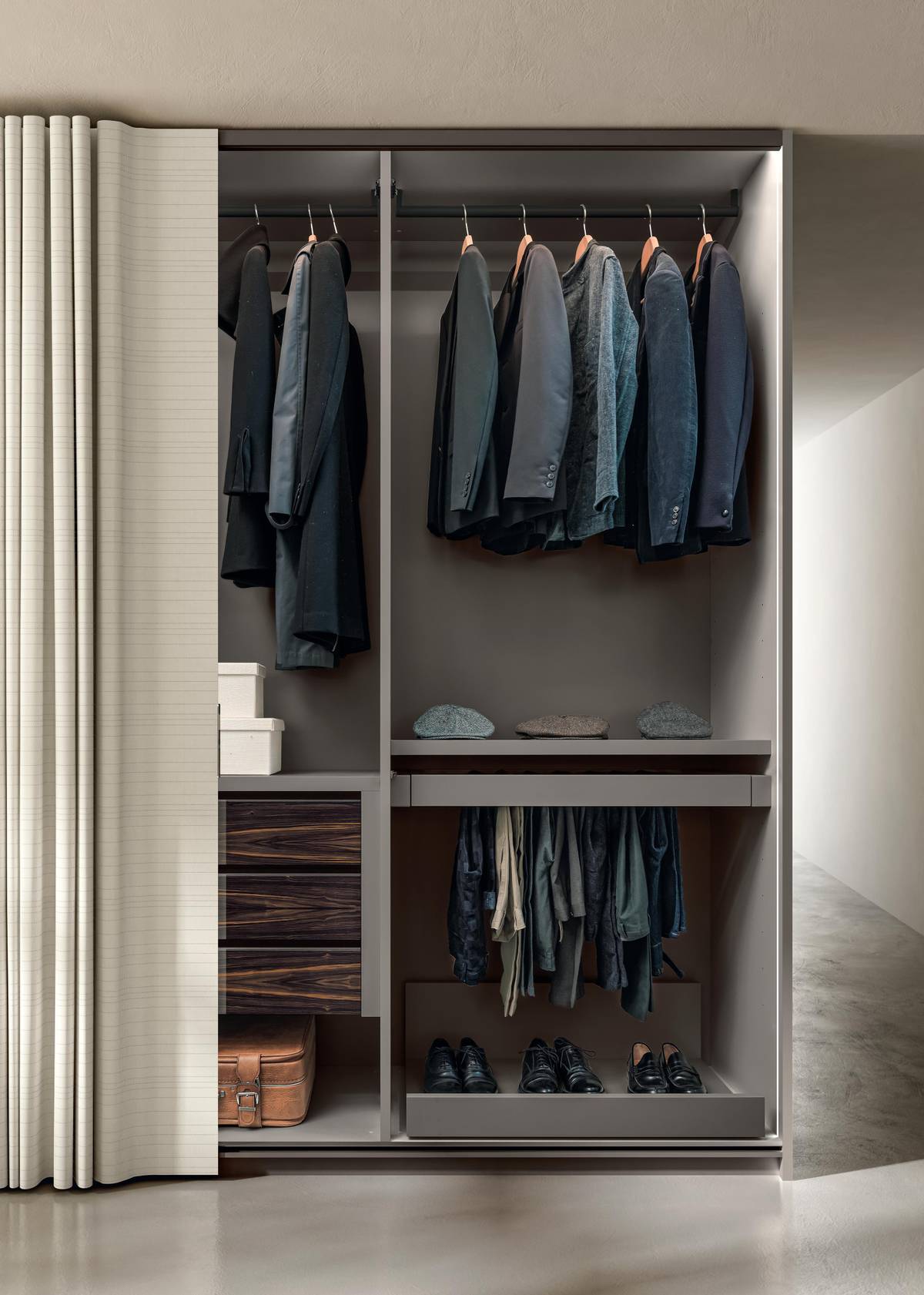 modular fabric wardrobe | Et Voilà Wardrobe | LAGO