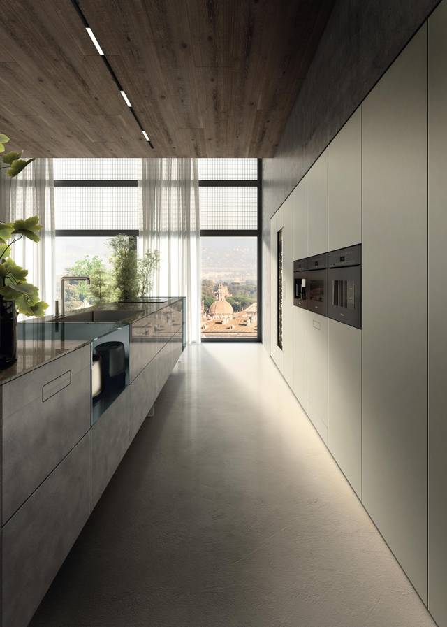 cucina moderna con isola e dispensa | Cucina 36e8 | LAGO cucina moderna con isola e dispensa | Cucina 36e8 | LAGO